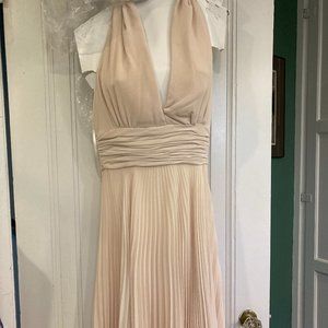 White House Black Market chiffon cocktail dress